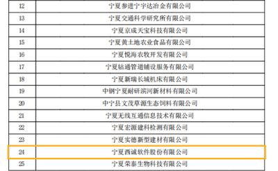 宁夏西诚软件股份有限公司